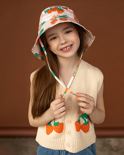 Панама STRAWBERRIES от бренда Tinycottons