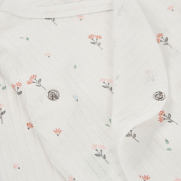 Комплект floral print: боди, распашонка, ползунки и шапка от бренда Boboli