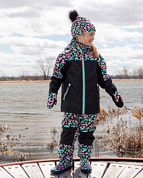 Куртка, флисовая кофта и штаны радужных цветов от бренда Deux par deux