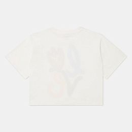 Футболка Love Motif от бренда Stella McCartney kids Молочный