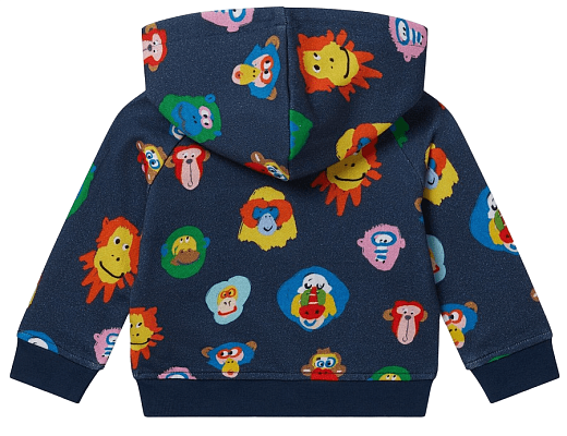 Толстовка Monkey Family от бренда Stella McCartney kids