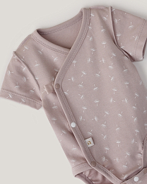 Набор боди кимоно 3 шт в розовом цвете и с принтом от бренда Anna Leon