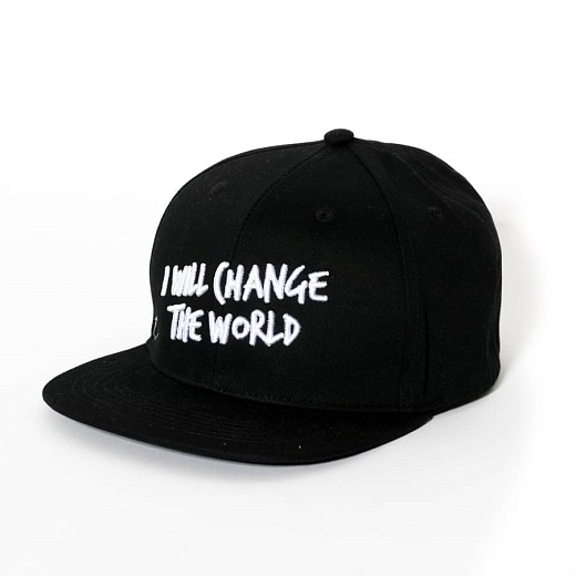 Кепка с надписью I will change the world от бренда Sometime soon