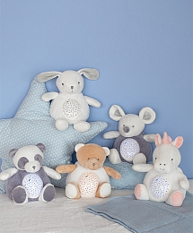 Ночник-проектор музыкальный Мишка 20 см от бренда Doudou et Compagnie