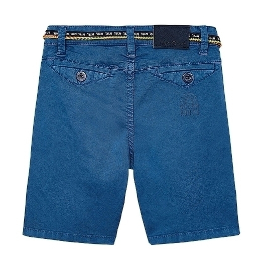 Шорты джинсовые синие с поясом от бренда Mayoral