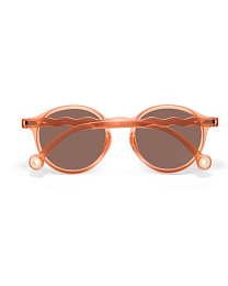 Очки KIDS Oval Sunglasses-Breakfast Art-Fig Pink от бренда Olivio and Co