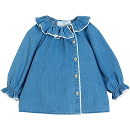Блузка Charlene Denim Blue от бренда C'ERA UNA VOLTA