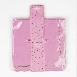Салфетки Розовый с золотом 16 шт от бренда Tim & Puce Factory