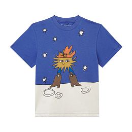 Футболка Multicolour Cosmic Cowboy от бренда Stella McCartney kids Синий