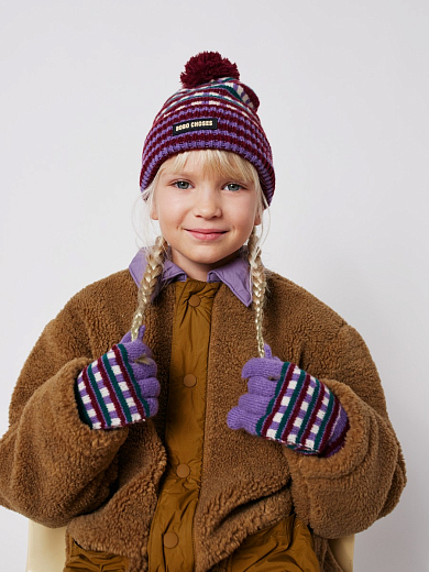 Шапка jacquard от бренда Bobo Choses