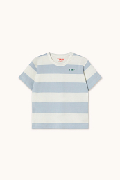 Футболка Sky stripes от бренда Tinycottons Голубой