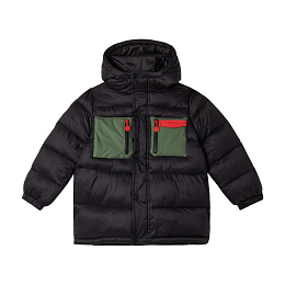 Куртка Black Logo Graphic от бренда Stella McCartney kids
