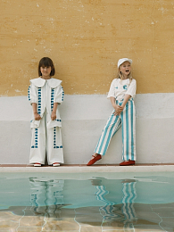 Джинсы Sky stripes от бренда Tinycottons