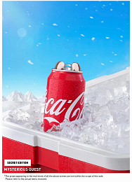 Брелок Labubu Coca Cola от бренда POP MART