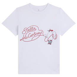 Футболка Lasso от бренда Stella McCartney kids Белый