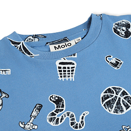 Футболка Riley Together We Go от бренда MOLO Голубой