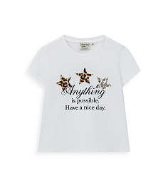 Футболка Stars от бренда Original Marines Молочный