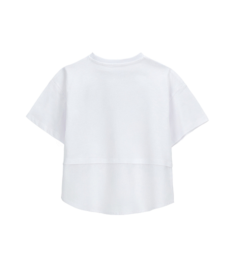 Футболка с надписью зеленого цвета от бренда Original Marines Белый