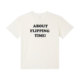 Футболка Slogan Graphic от бренда Stella McCartney kids Молочный