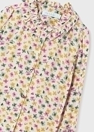 Блузка с разноцветными цветами от бренда Abel and Lula