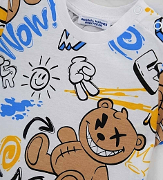 Пижама Have a nice day белого цвета от бренда Original Marines