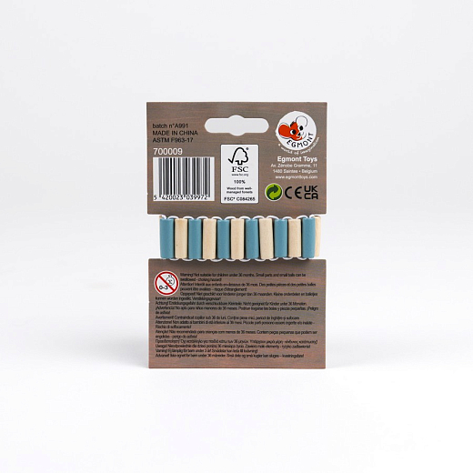 Часы игрушечные из дерева от бренда Egmont Toys