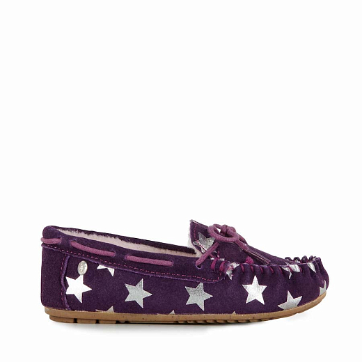 Тапки Amity Kids Star plum от бренда Emu australia