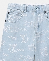 Шорты Shark Print от бренда Stella McCartney kids