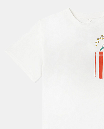 Футболка Be Hoppy! от бренда Stella McCartney kids Молочный