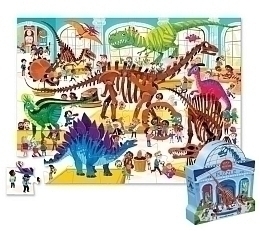 Пазл, 48 дет., Динозавр, "День в музее" от бренда Crocodile Creek