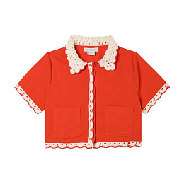 Блузка Contrast Trim от бренда Stella McCartney kids
