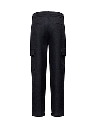 Брюки меланж с накладными карманами от бренда Trussardi