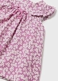 Платье розовое с мелким принтом от бренда Mayoral