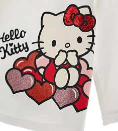 Лонгслив молочного цвета Hello Kitty от бренда Original Marines