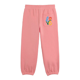 Джоггеры розового цвета от бренда Stella McCartney kids