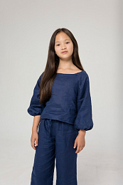 Костюм LINEN Navy от бренда Liqlo
