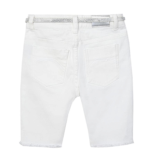 Шорты джинсовые белого цвета от бренда Mayoral