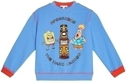 Свитшот Sponge Bob printed от бренда LITTLE MARC JACOBS