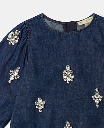 Платье Denim Woven от бренда Stella McCartney kids