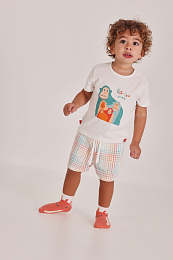 Футболка и шорты Monkey family от бренда Boboli