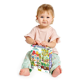 Пазл с карточками Сад от бренда Banana Panda