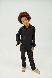 Штаны LINEN Black от бренда Liqlo