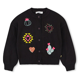 Кардиган Navy с принтами от бренда Billieblush