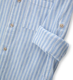 Рубашка голубая полоска ALLURE от бренда Original Marines