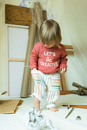 Свитшот Let s be creative от бренда SNUG