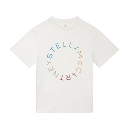 Футболка Medallion Stella от бренда Stella McCartney kids Молочный