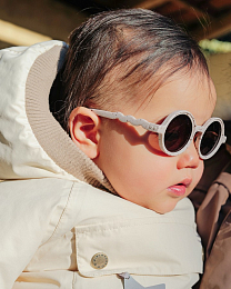 Очки BABY Round Sunglasses-Gelato Summer-Vanilla Brownie от бренда Olivio and Co