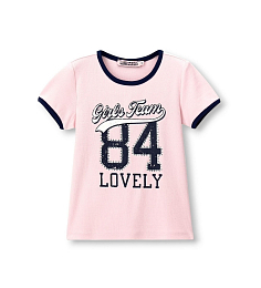 Футболка 84 lovely от бренда Original Marines Розовый
