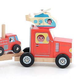 Грузовик с машинками от бренда Vilac