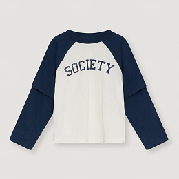 Лонгслив Delia Black Iris от бренда The New Society